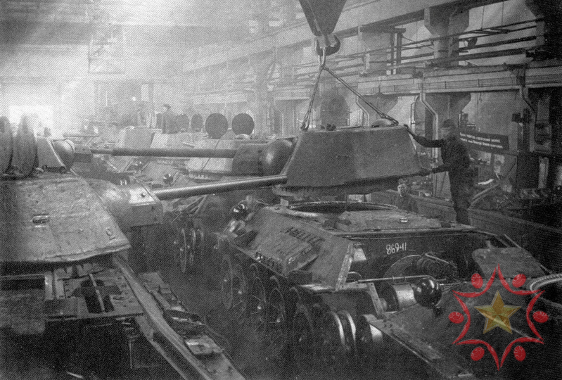Sản xuất xe tăng ở Liên Xô - Chiến dịch Barbarossa giữa Đức và Liên Xô.
