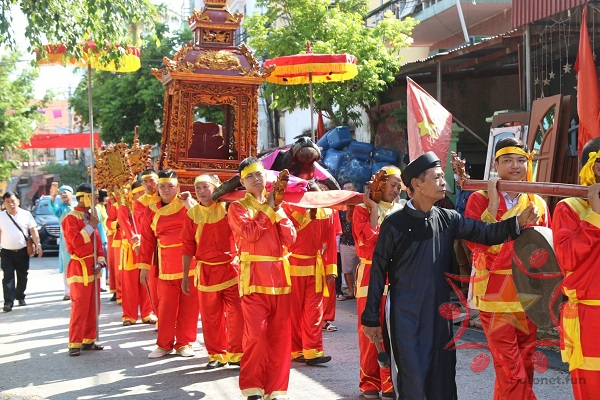 Rước trâu chọi tại Đồ Sơn