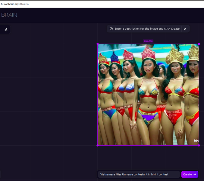VietnameseMissUniverseContestantBikiniContest SherbankKandinsky21