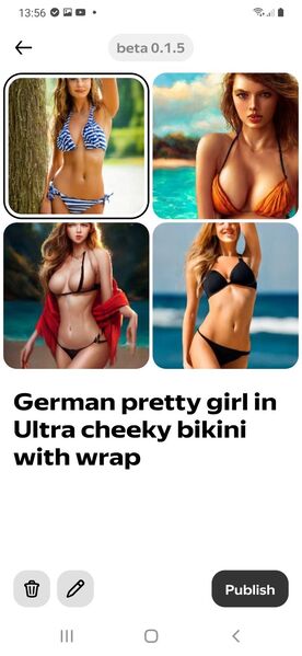 GermanPrettyGirl UltraCheekyBikiniWrap YandexMasterPiece