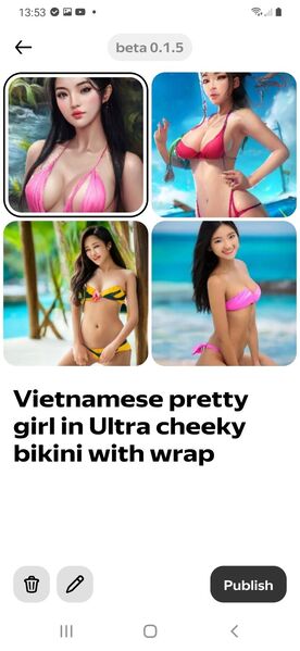 VietnamesePrettyGirl UltraCheekyBikiniWrap YandexMasterPiece