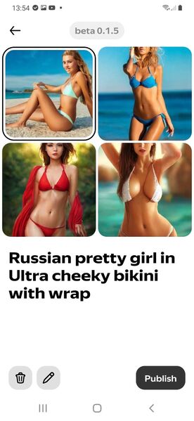 RussianPrettyGirl UltraCheekyBikiniWrap YandexMasterPiece