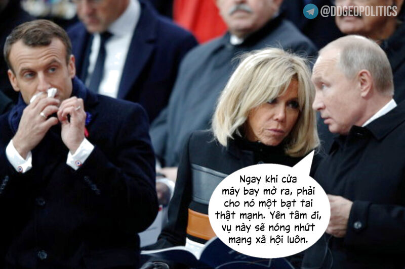 Macron Brigitte Putin Macron Brigitte Putin